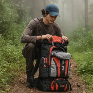 Outdoor Camping and Trekking 75L Nylon Backpack Waterproof Hiking Durable Expeditions High Global selection for Lightweight Top-rated Capacity Ideal