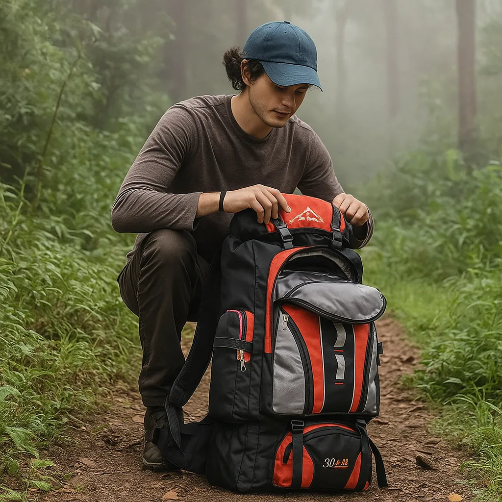 Outdoor Camping and Trekking 75L Nylon Backpack Waterproof Hiking Durable Expeditions High Global selection for Lightweight Top-rated Capacity Ideal