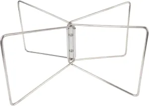 Outdoor Camping Folding Ice Box Holder, Camping Cooler Stand with Storage Bag Stainless Steel Folding Frame, Foldable Cooler Stand Foldable Camping Box Stand Damp Proof Outdoor