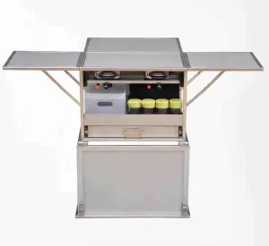 Outdoor Fold Car Mobile Kitchen Console,Mobile Kitchen, Outdoor Supplies, Cooking Utensils, Camping, Picnic,self-Driving Equipment