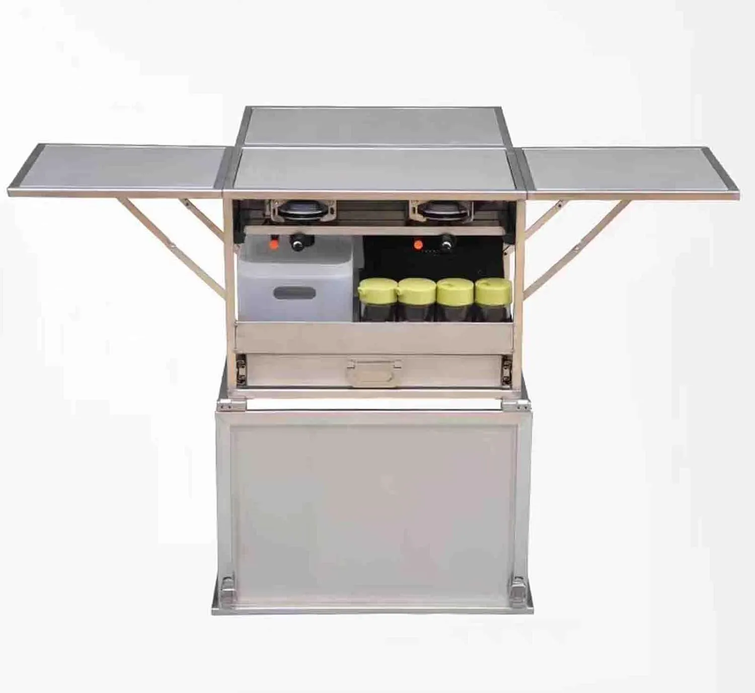 Outdoor Fold Car Mobile Kitchen Console,Mobile Kitchen, Outdoor Supplies, Cooking Utensils, Camping, Picnic,self-Driving Equipment