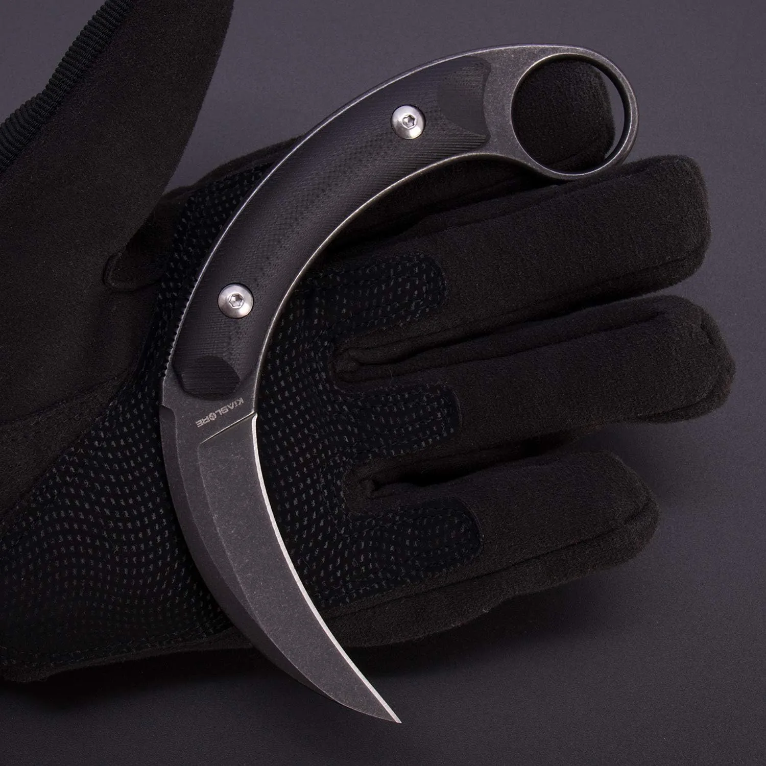 Outdoor Talons Knives D2 Steel Shadow Claw Outdoor Survival Claw Tactical Teeth Knife Camping EDC Hiking Tools Kydex Sheaths