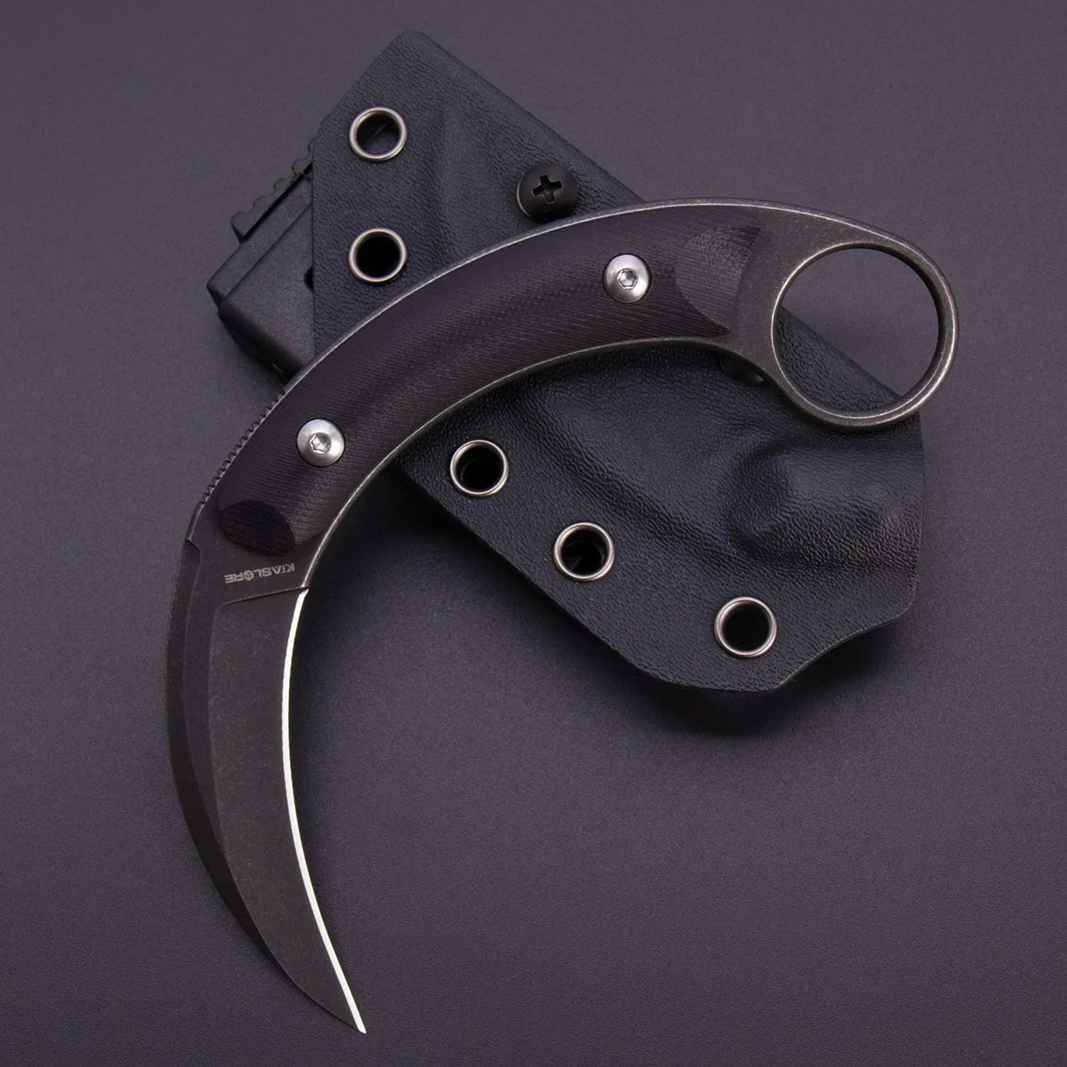 Outdoor Talons Knives D2 Steel Shadow Claw Outdoor Survival Claw Tactical Teeth Knife Camping EDC Hiking Tools Kydex Sheaths