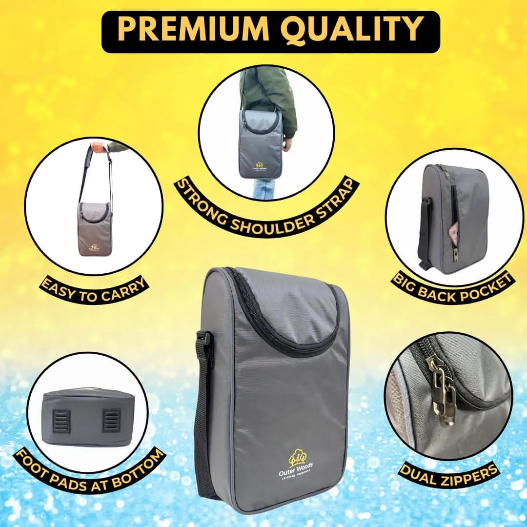 Outer Woods Insulated 2 Bottle Cooler Bag