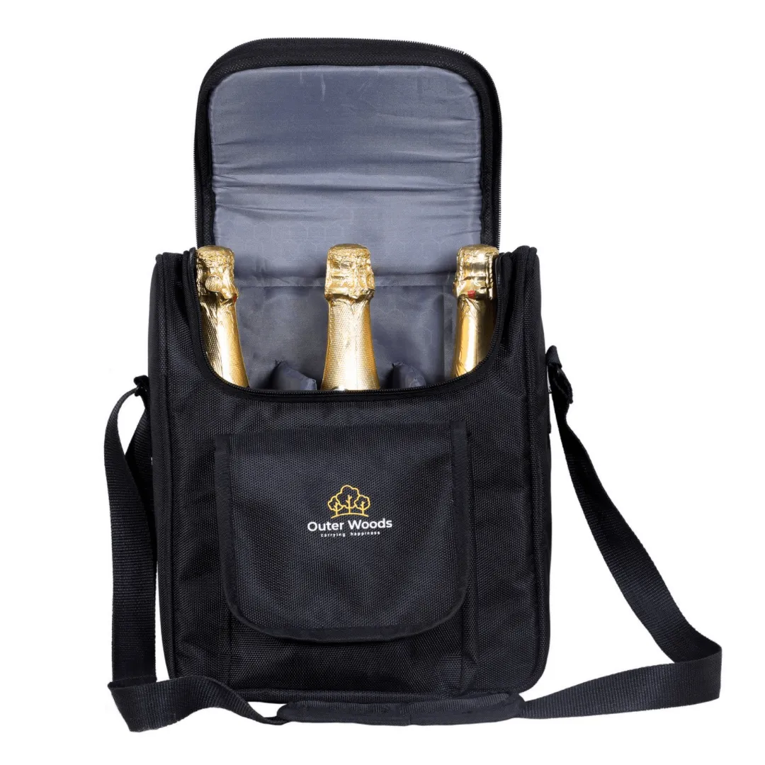 Outer Woods Insulated 3 Bottle Cooler Bag