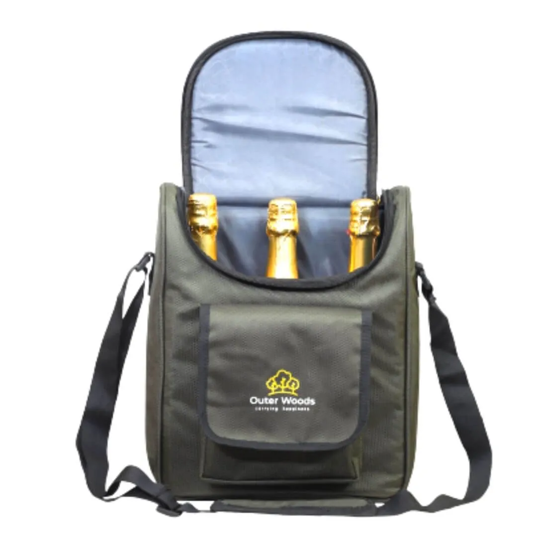 Outer Woods Insulated 3 Bottle Cooler Bag