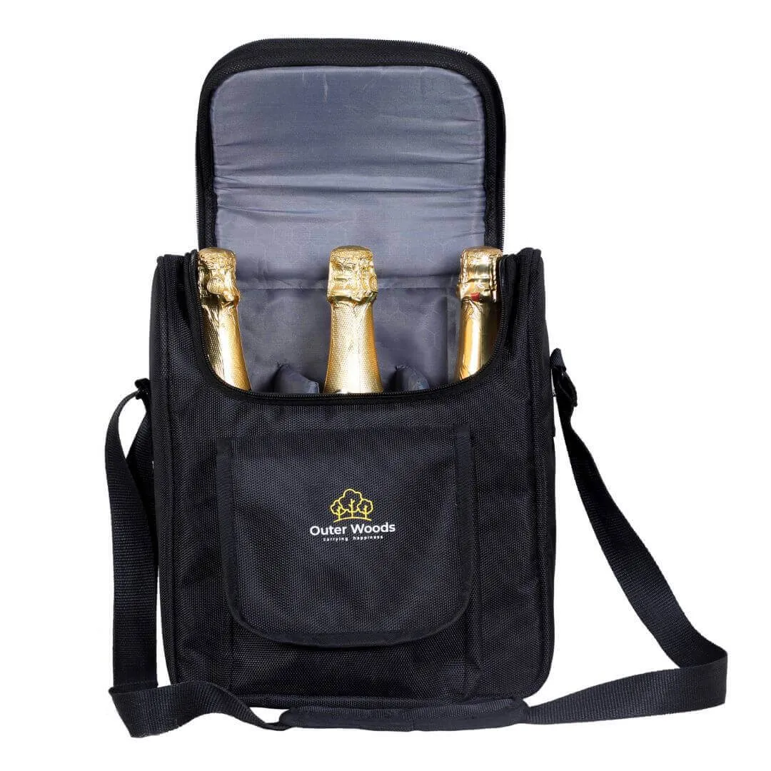 Outer Woods Insulated 3 Bottle Cooler Bag