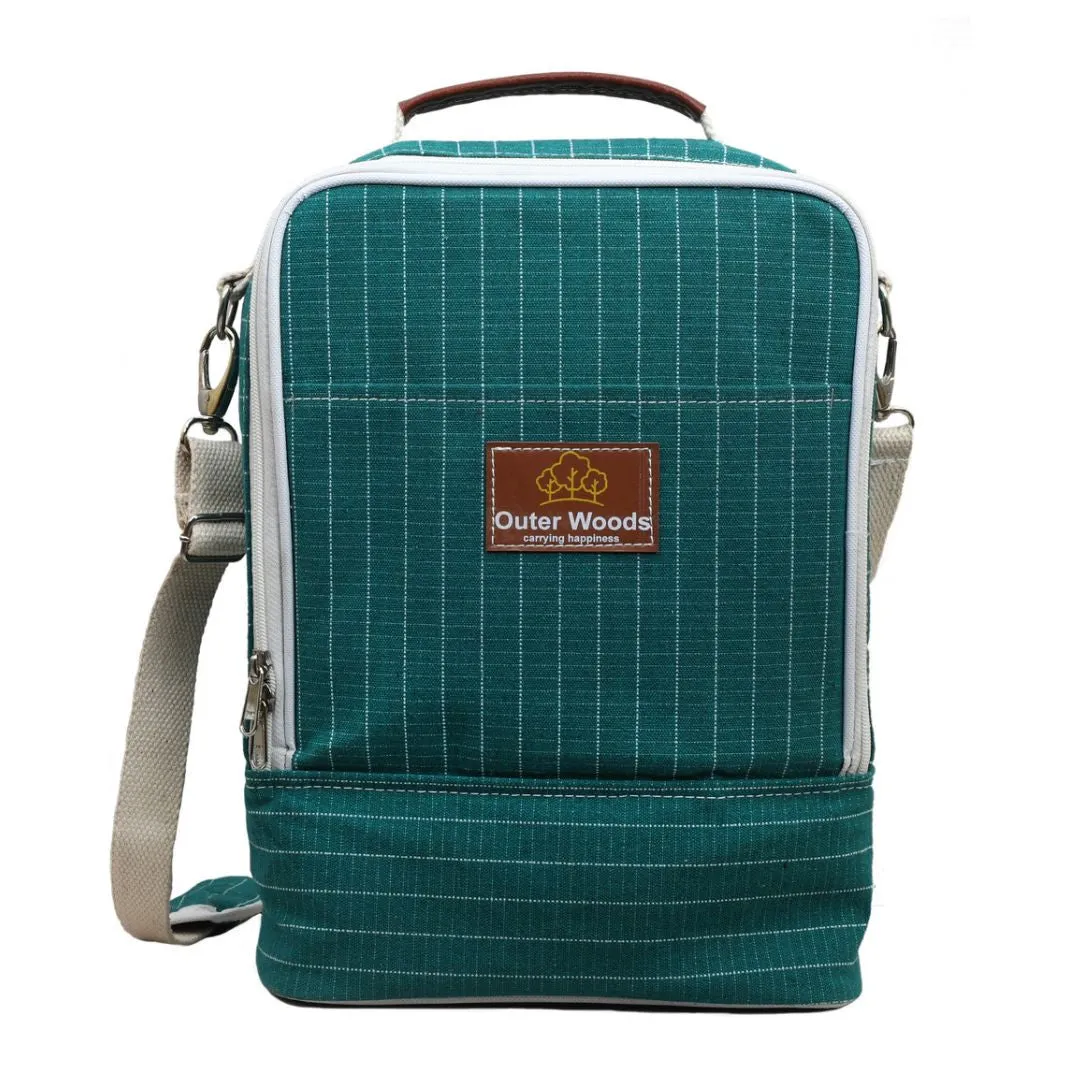 Outer Woods Premium Insulated 2 Bottle Cooler Bag