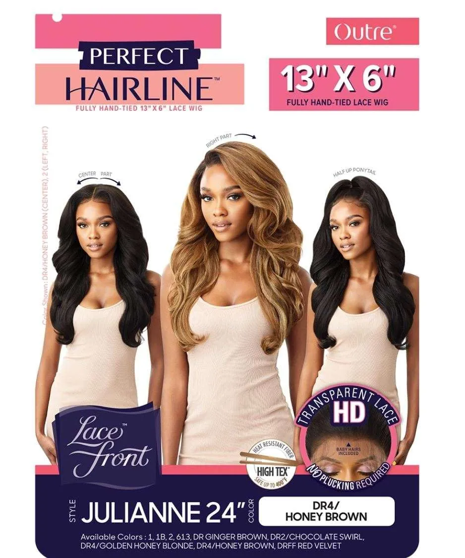 Outre Perfect Hair Line Synthetic 13x6 Faux Scalp Lace Front Wig - JULIANNE 24 (DR2/CHOSWI)