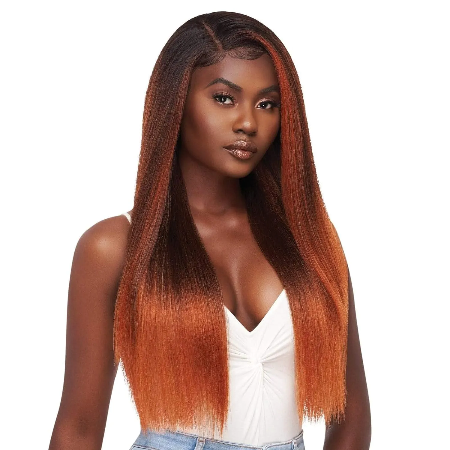 Outre Perfect Hair Line Synthetic 13x6 Faux Scalp Lace Front Wig - KATYA (613)