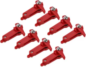Pack of 8 Heavy Tension Snapper Weight Release Clip Downrigger Outrigger Release Clip Long Line Snaps for Planer Board Offshore Fishing