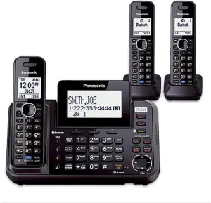 Panasonic KX-TG9542B   KX-TGA950B 3-Handset Cordless System (2 Line) DECT 6.0 1.9Ghz