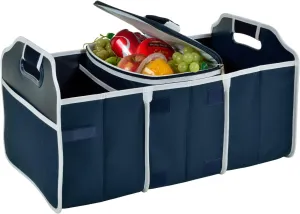 Picnic at Ascot 3 Section Folding Trunk Organizer- with Removable Cooler- Designed & Quality Approved in the USA