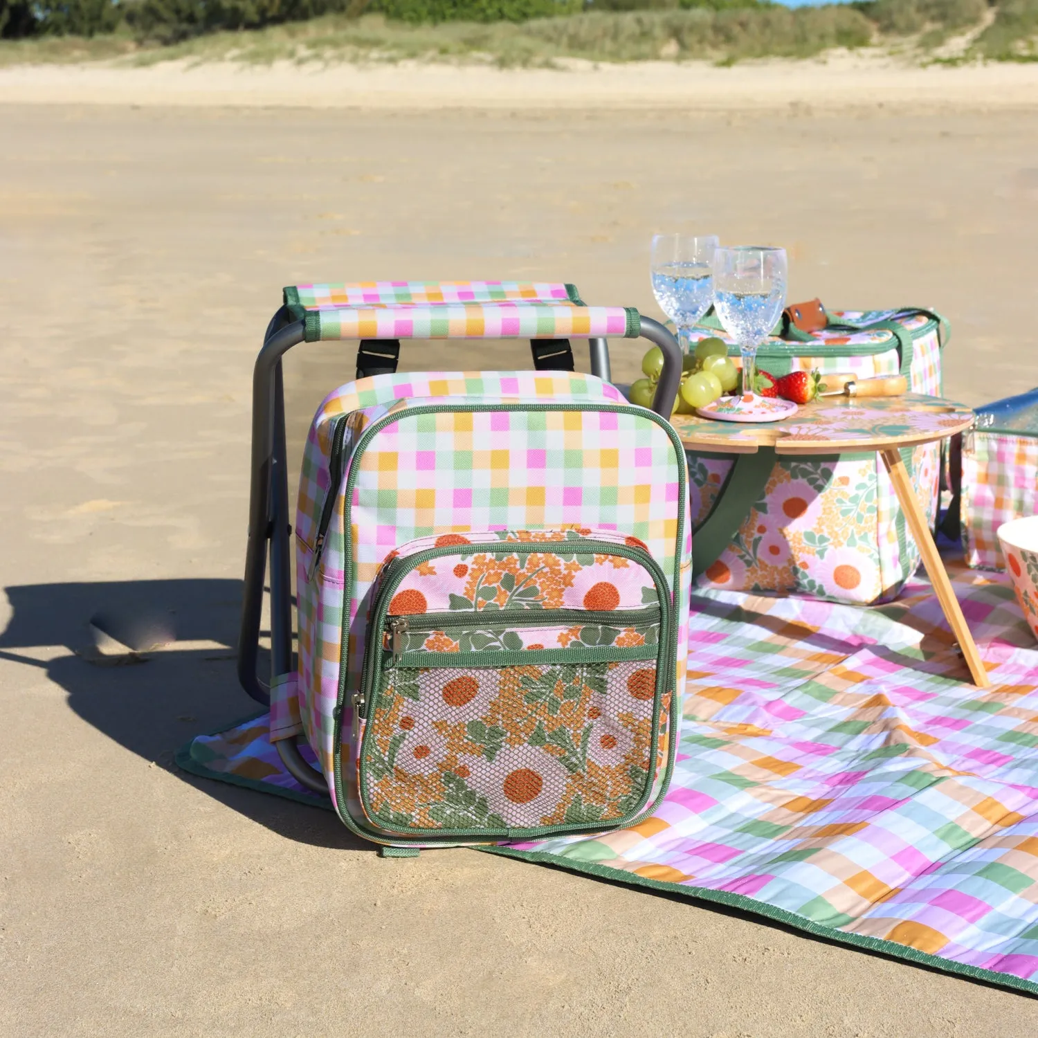 Picnic Cooler Chair - Spring Floral