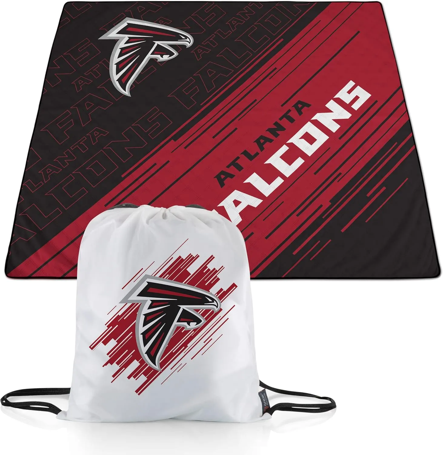 PICNIC TIME NFL Unisex-Adult NFL Impressa Picnic Blanket, Lightweight Beach Blanket, Machine Washable, Outdoor Blanket