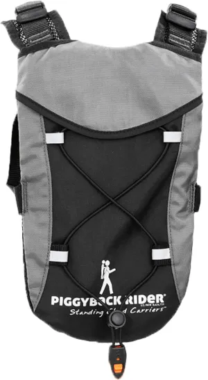Piggyback Rider Kids Hydration Backpack - Child Safety Harness & Toddler Knapsack in 1 - Accessory for Scout Standing Child Carrier - Fits 1 Liter Hydration Bladder for Events, Hiking & More
