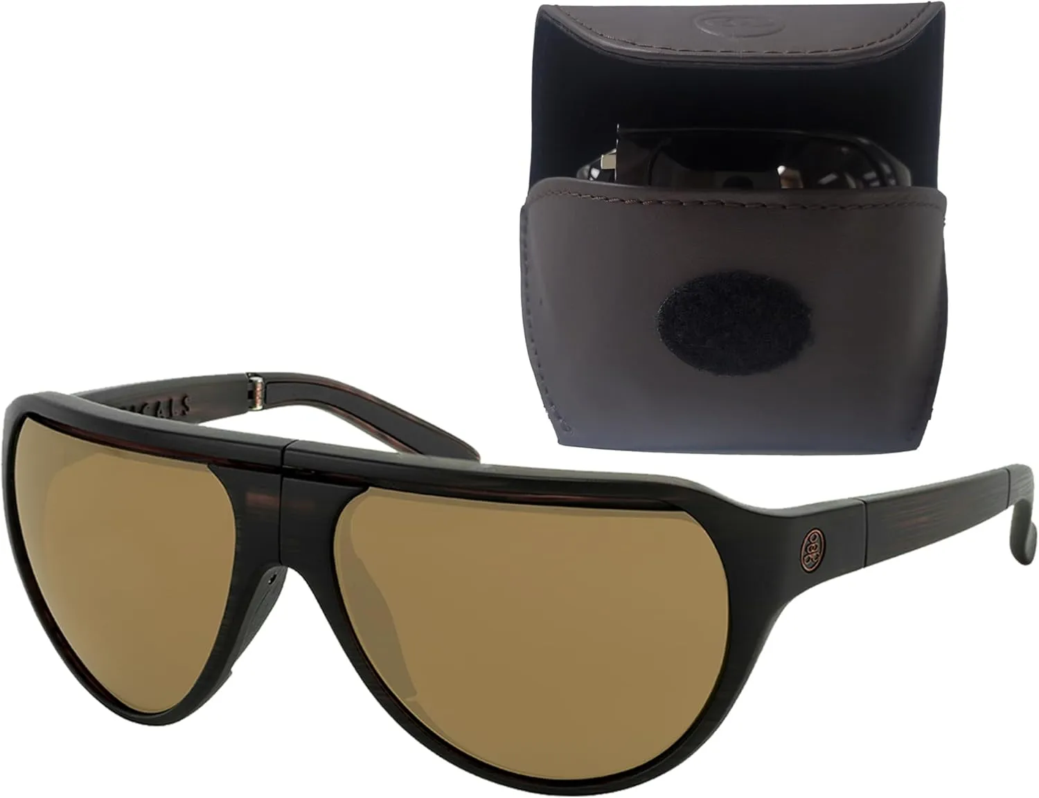 PopAir Foldable and Oversized Aviator Sunglasses for Women and Men
