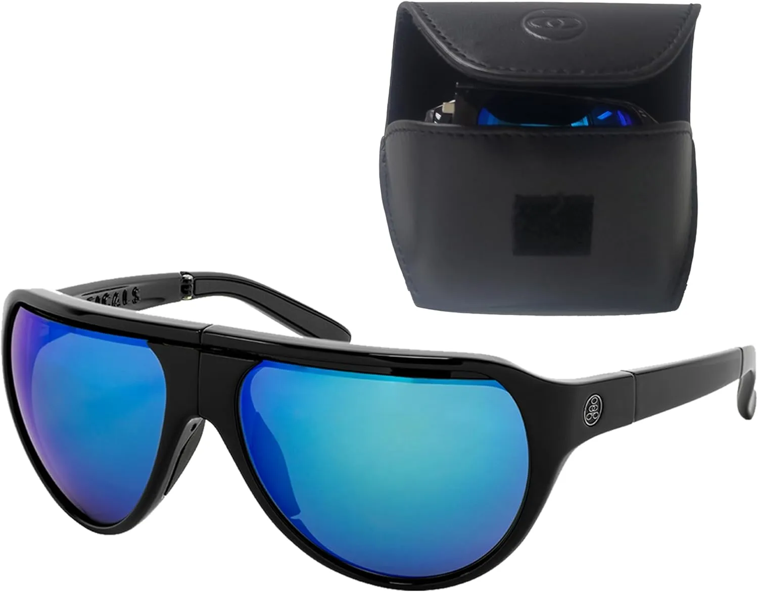 PopAir Foldable and Oversized Aviator Sunglasses for Women and Men
