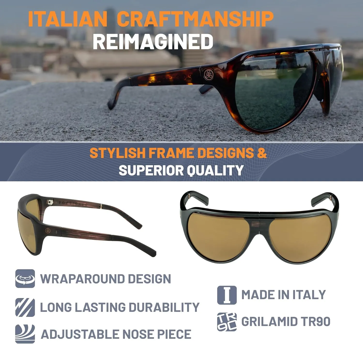 PopAir Foldable and Oversized Aviator Sunglasses for Women and Men