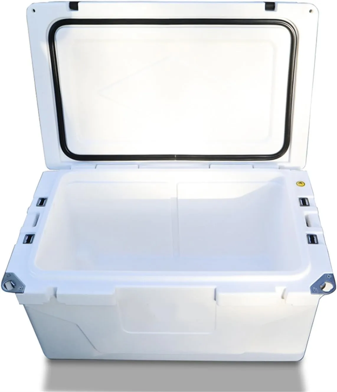 Portable Insulated Cooler Box 65QT Portable Cooler Box for Outdoor Camping Picnic Fishing Outdoor Activities, Sports, Stylish Cold Insulation White
