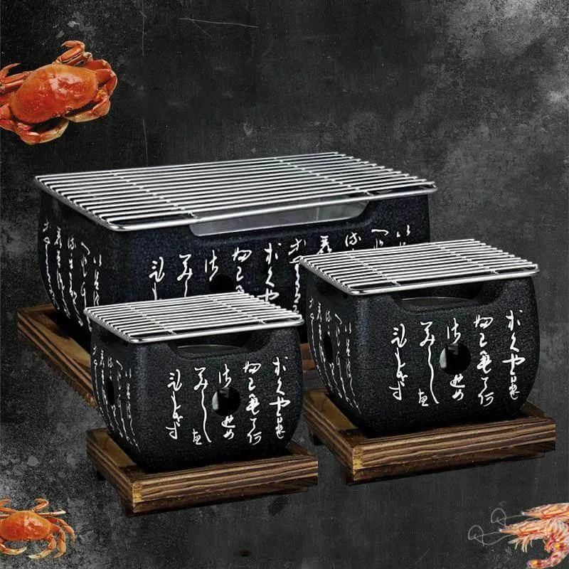 Portable Korean BBQ Grill - Outdoor Barbecue Stove