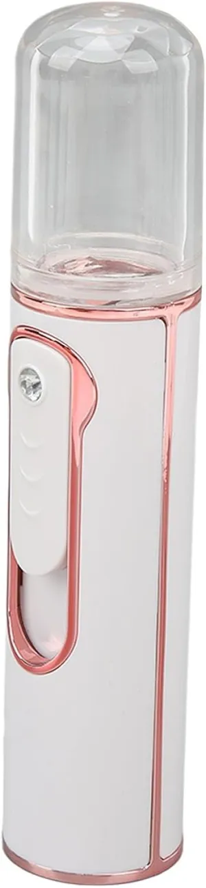 Portable Nano Facial Mister Mini Facial Steamer USB Rechargeable Mist Humidifier with 30ml Visual Water for Face Hydrating