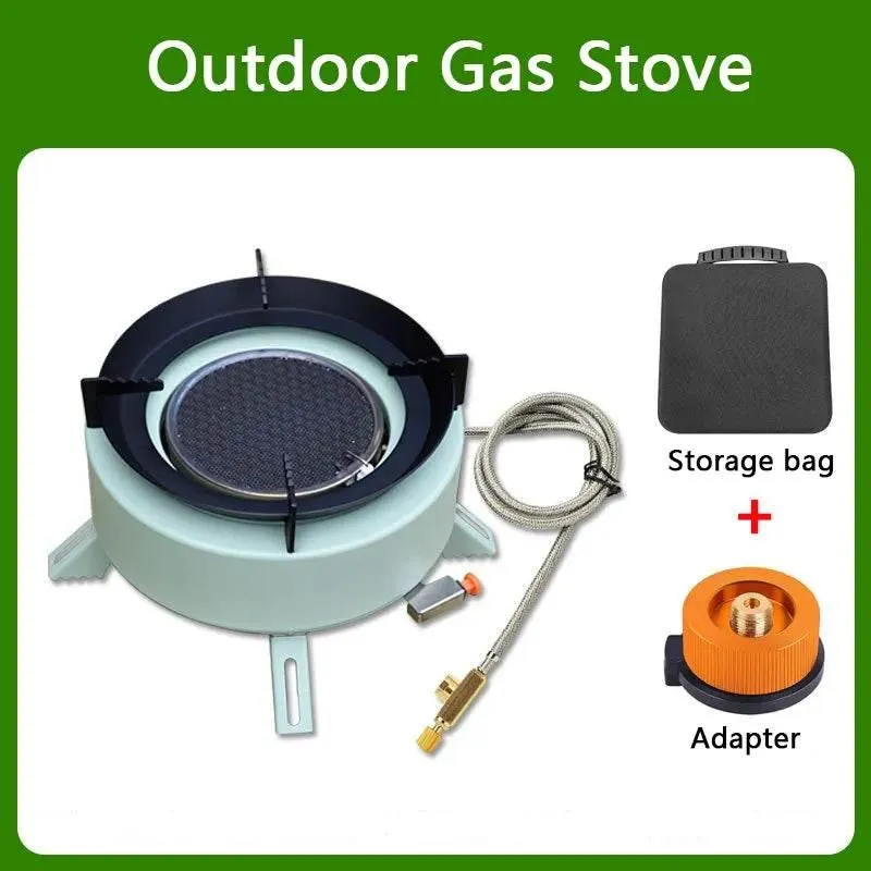 Portable Outdoor Stove - Round Heat Cooker for Camping
