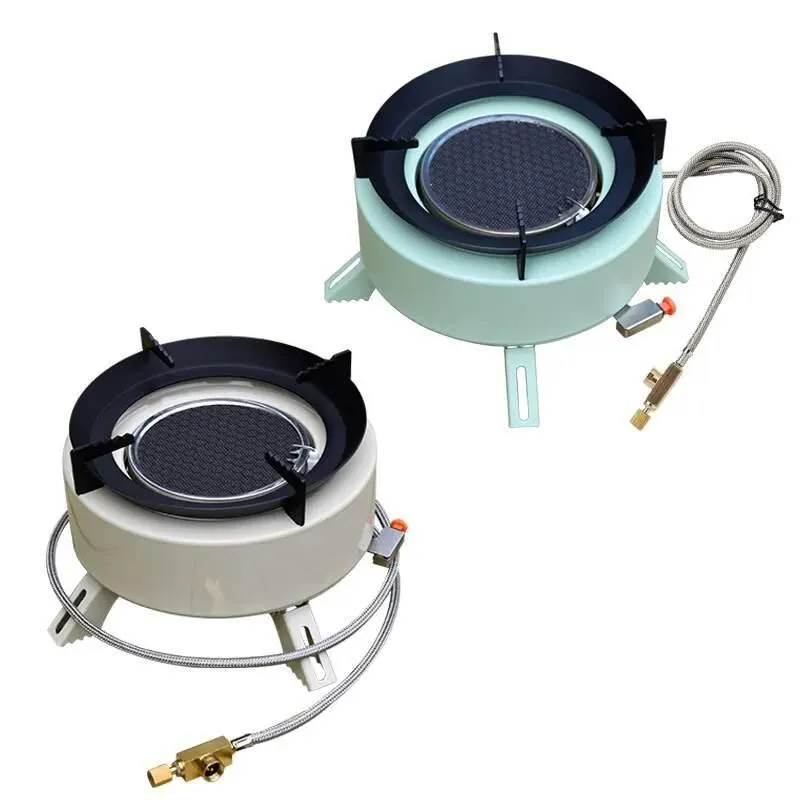 Portable Outdoor Stove - Round Heat Cooker for Camping