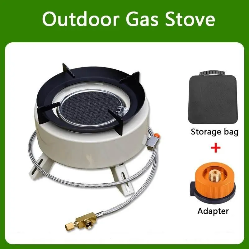 Portable Outdoor Stove - Round Heat Cooker for Camping