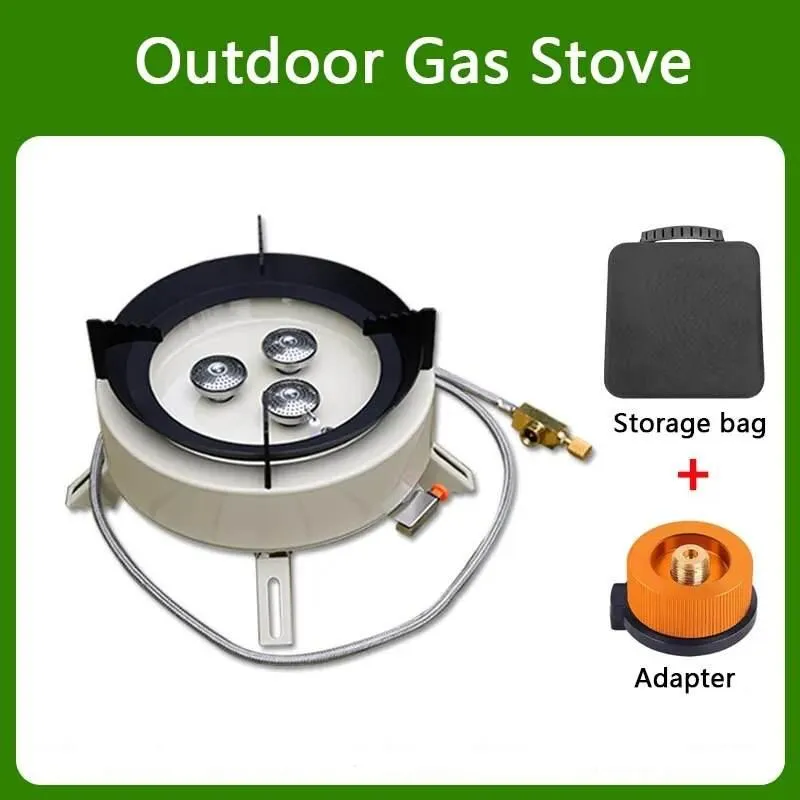 Portable Outdoor Stove - Round Heat Cooker for Camping