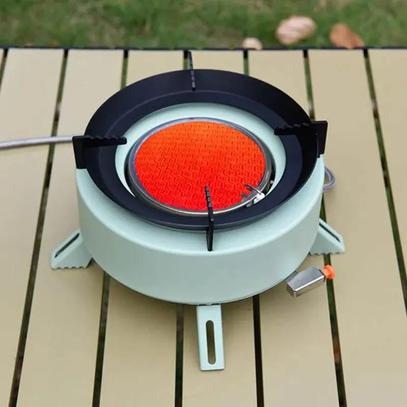 Portable Outdoor Stove - Round Heat Cooker for Camping