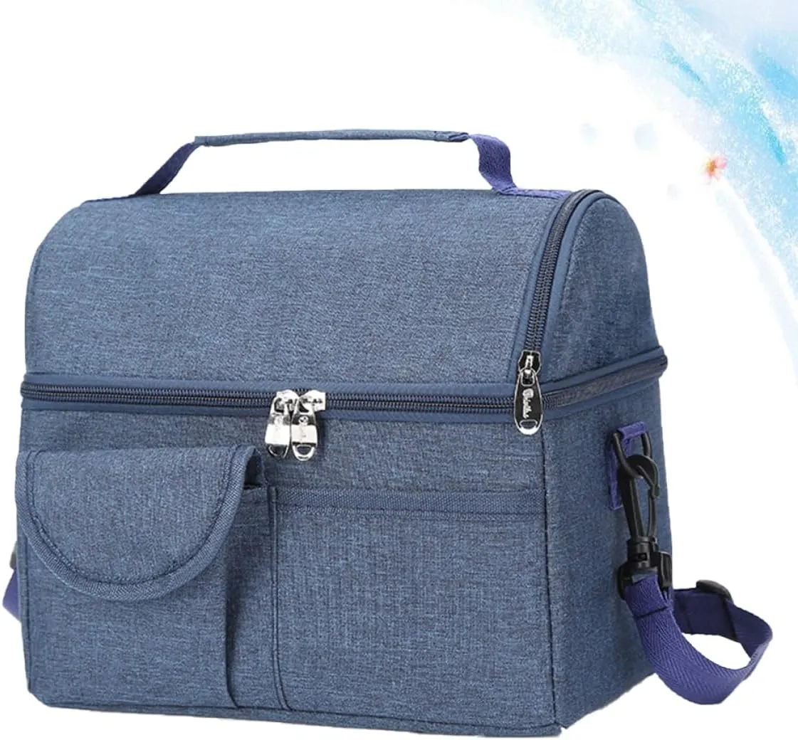 PRETYZOOM 1pc Baby Bag Insulated Food Bag Insulated Bag for Breastmilk Diaper Bag Bottle Cooler Bag Fresh Keeping