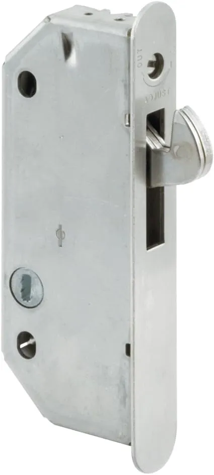 Prime-Line E 2171 2-9/16 In. Steel, Round-Faced Mortise Latch with Vertical Keyway (Single Pack)