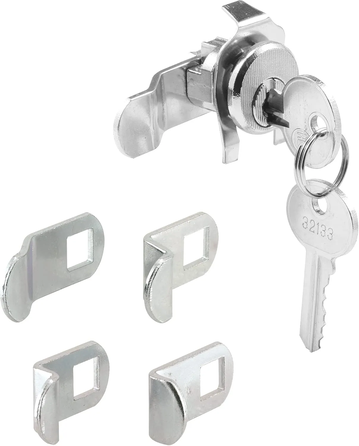 Prime-Line Mailbox Lock Bundle - Replacement Lock Set, 5-Pin Tumbler Lock, Hudson Keyway, Counter-Clockwise Rotation