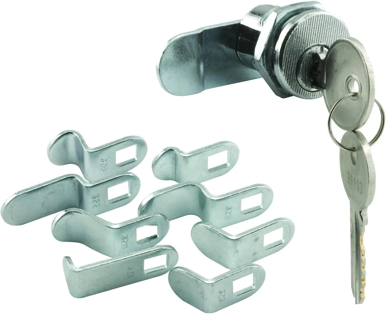 Prime-Line Mailbox Lock Bundle - Replacement Lock Set, 5-Pin Tumbler Lock, Hudson Keyway, Counter-Clockwise Rotation