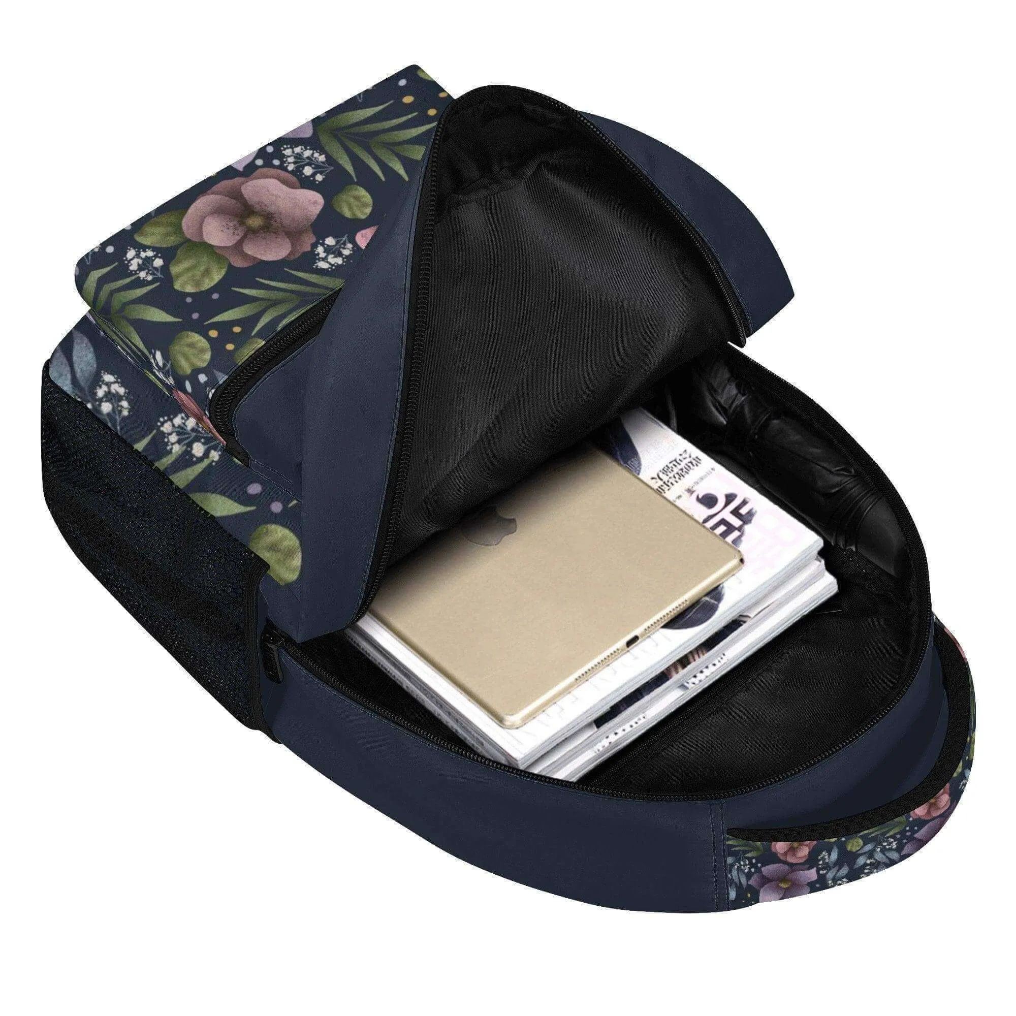 Purple Hydrangea Flower Backpack