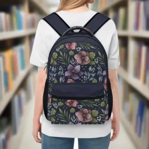 Purple Hydrangea Flower Backpack