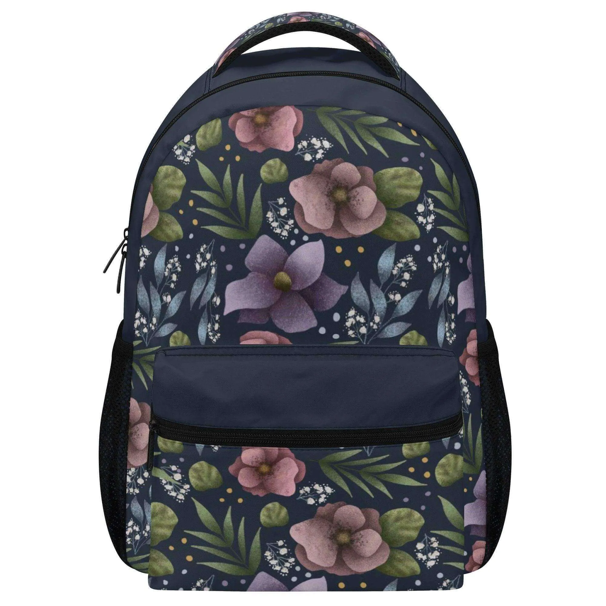 Purple Hydrangea Flower Backpack