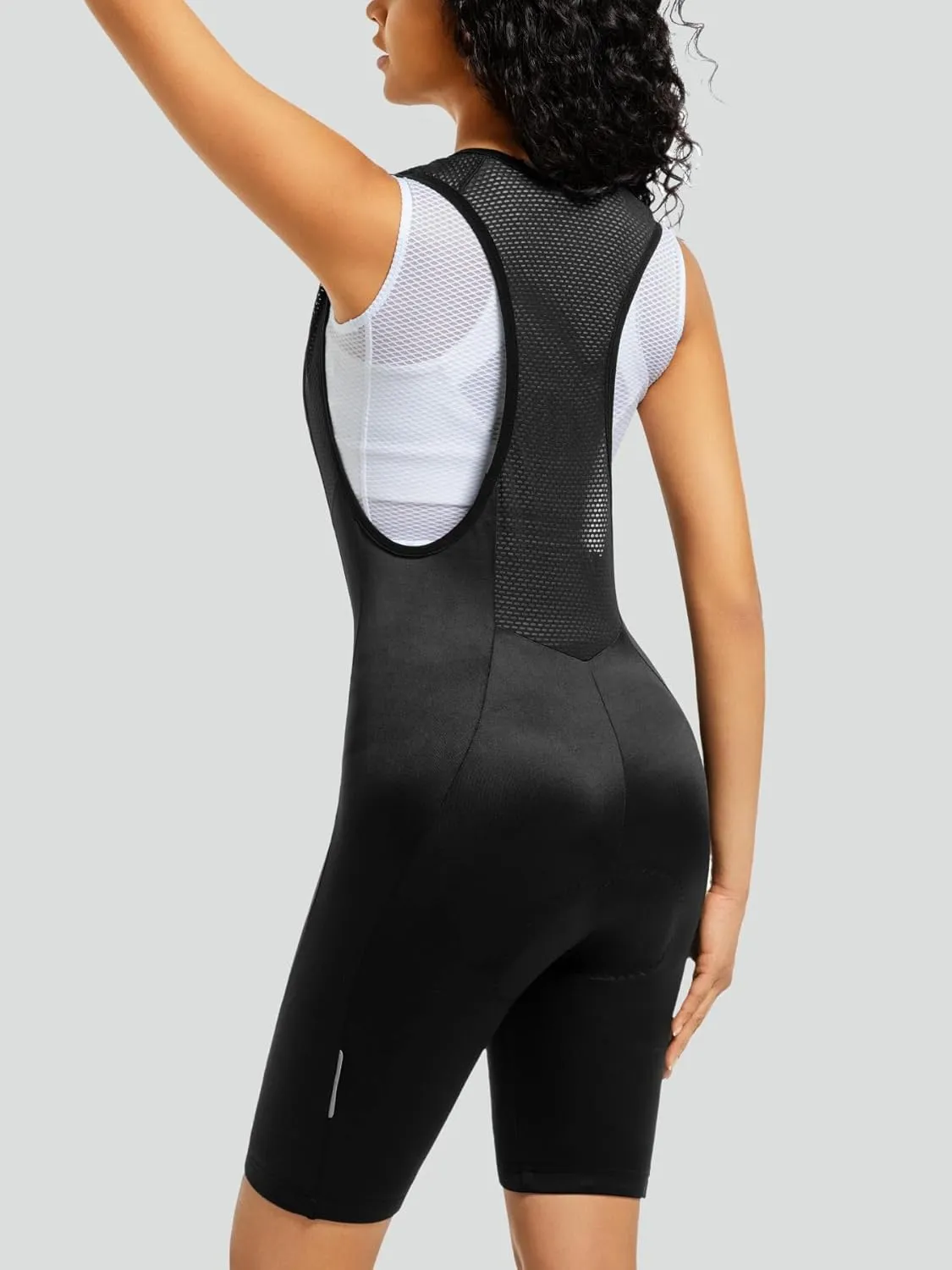 qualidyne Women's Cycling Bib Shorts 4D Padded Bike Shorts Road Biking Bicycle Tights Breathable