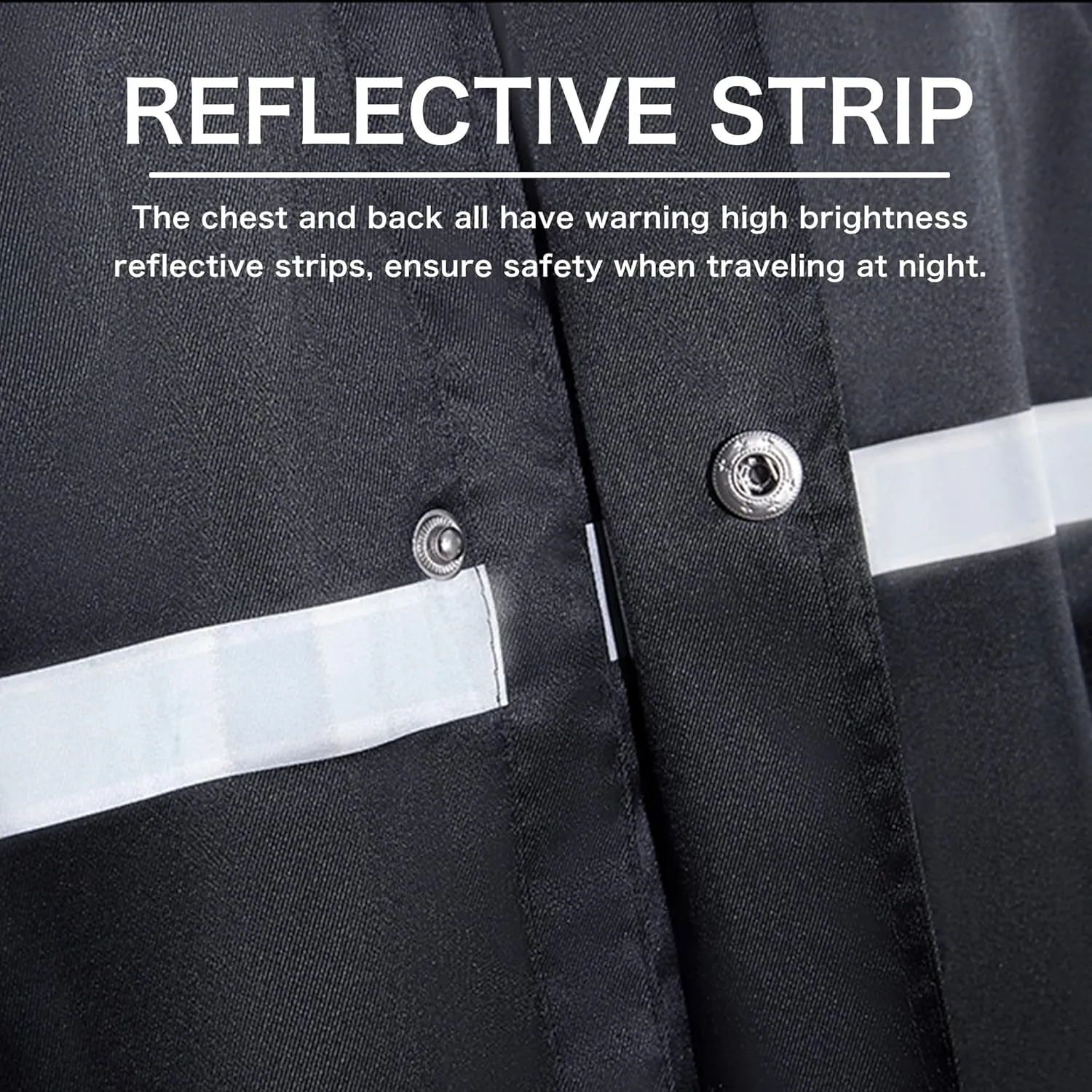 Rain Suit for Men Reflective Breathable Cycling Waterproof Jacket And Trousers with Removable Brim for Working