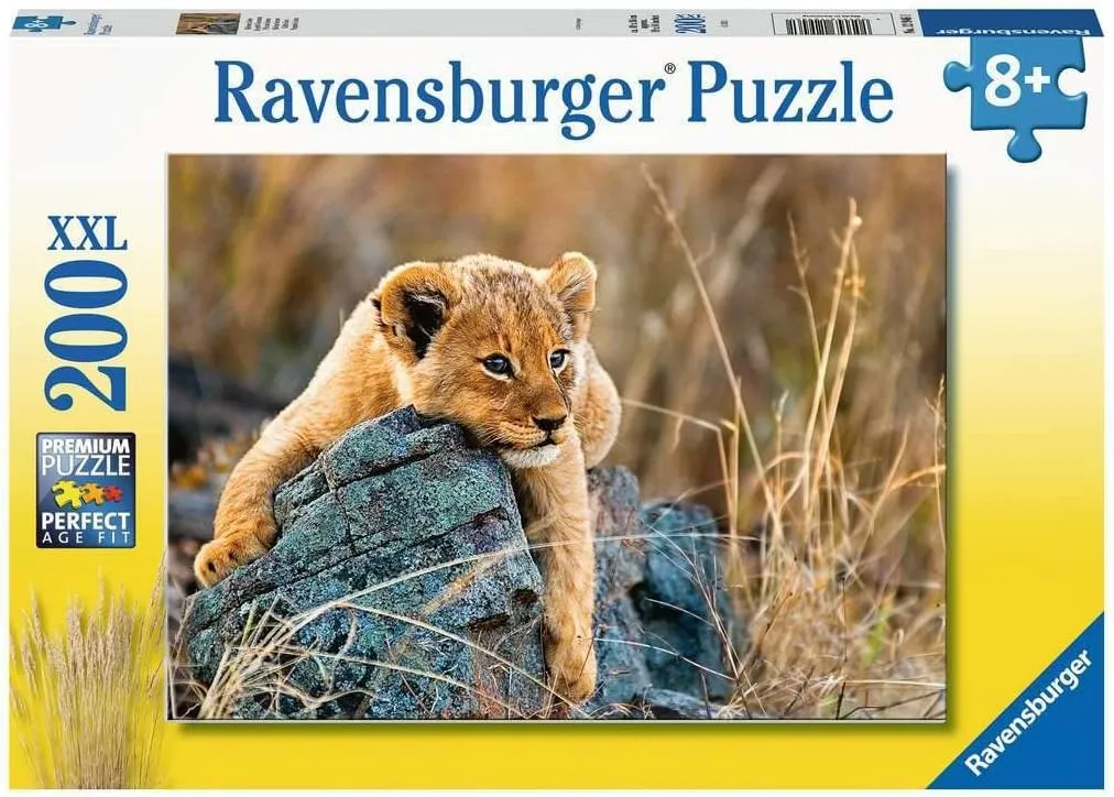 Ravensburger 129461 Little Lion Jigsaw Puzzle 200 Pieces XXL for Children, Recommended Age 8 