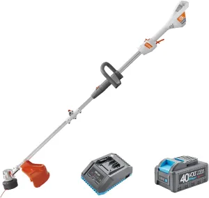 RB 17" Cordless String Trimmer, 40V Lithium Battery Weed Wacker with 4.0Ah Battery & Fast Charger & .095'' line, 2 in 1 Grass Trimmer and Edger, 2-Speed Adjustable, Low Vibration Lawn Garden Tool