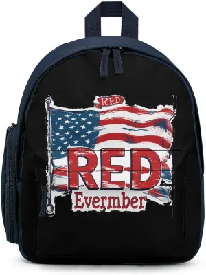 RED Friday Remember Everyone Deployed Cute Backpack Lightweight Mini Shoulder Bag Travel Daypack for Camping Picnic