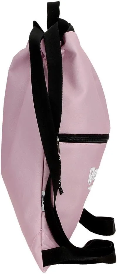 Reebok Girls' Backpack with Zip, Pink, 35x46x0.5 cms