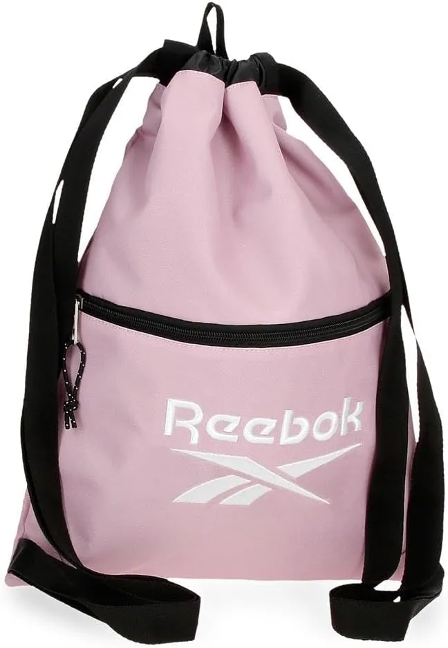 Reebok Girls' Backpack with Zip, Pink, 35x46x0.5 cms