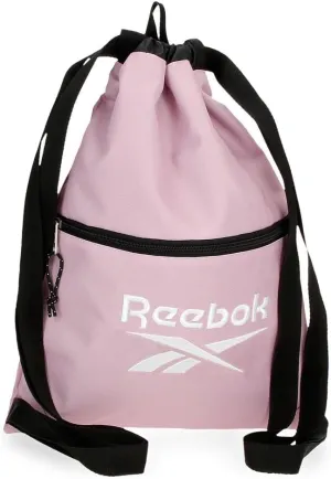 Reebok Girls' Backpack with Zip, Pink, 35x46x0.5 cms