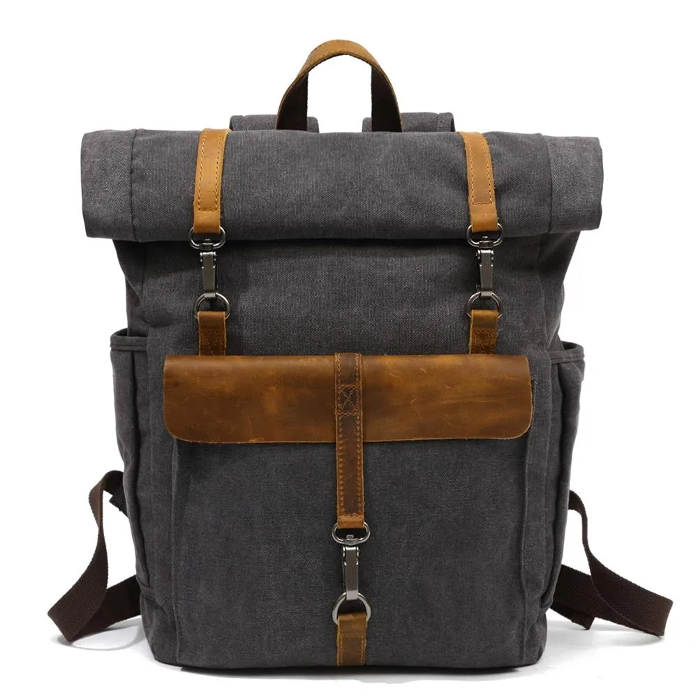 Retro Canvas Rucksack | Arlo