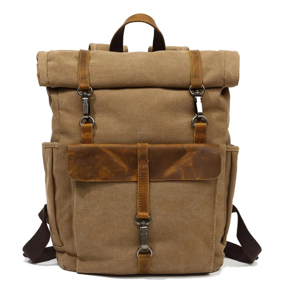 Retro Canvas Rucksack | Arlo