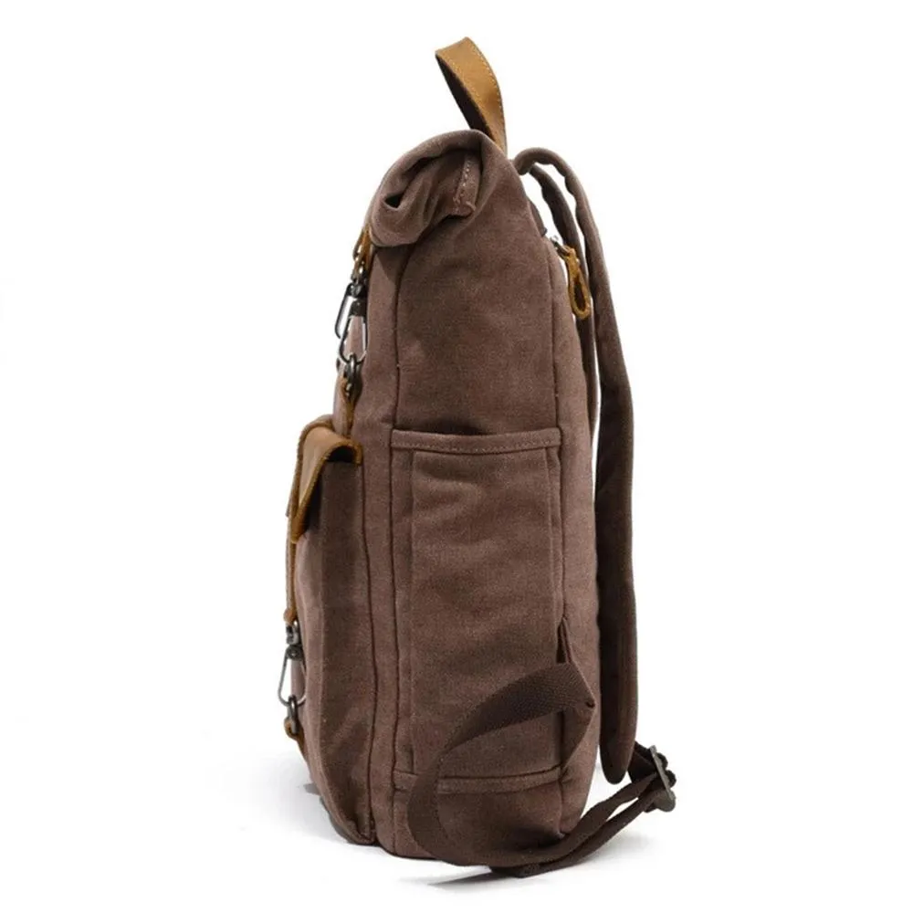 Retro Canvas Rucksack | Arlo