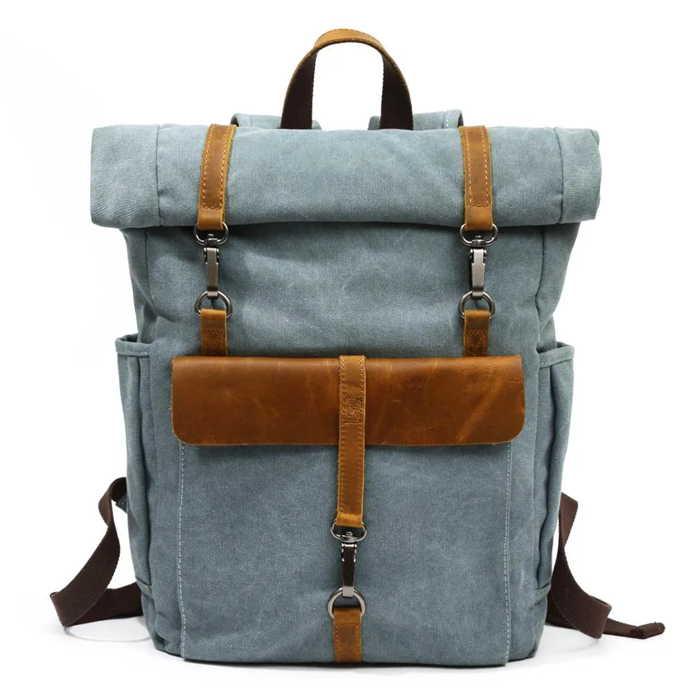 Retro Canvas Rucksack | Arlo